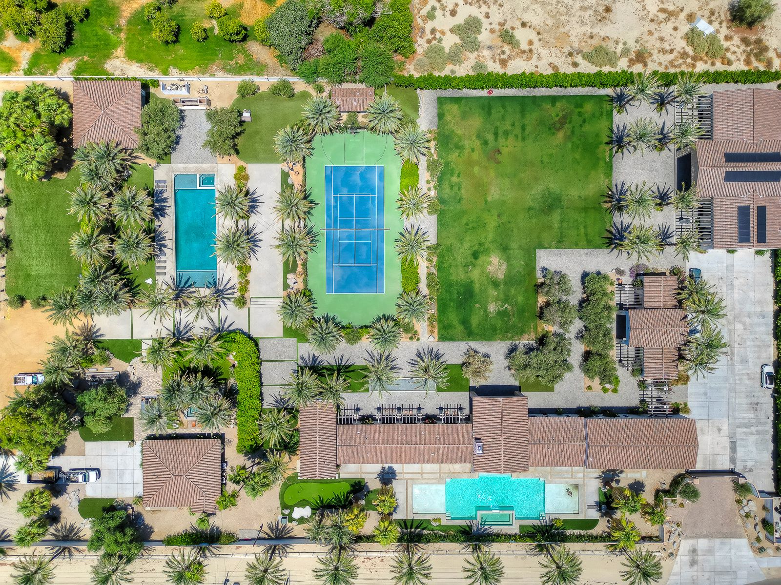 Aerial view of Cache Estate