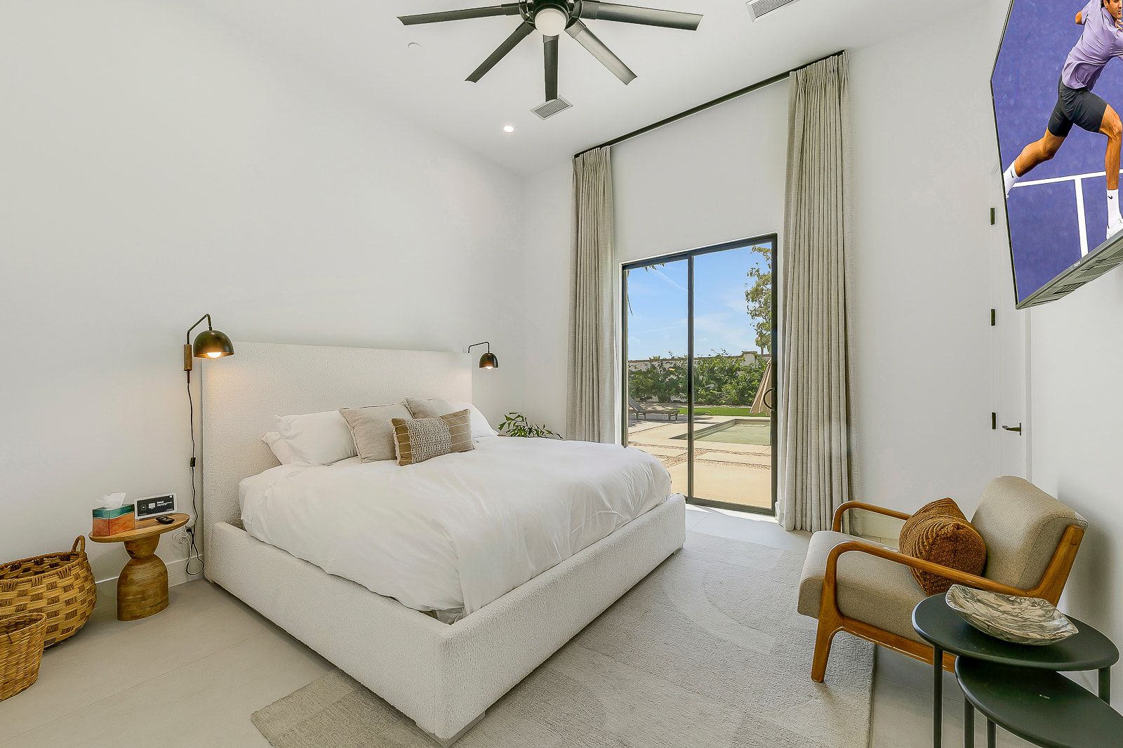 Bedroom suite and bath at Cache Estate