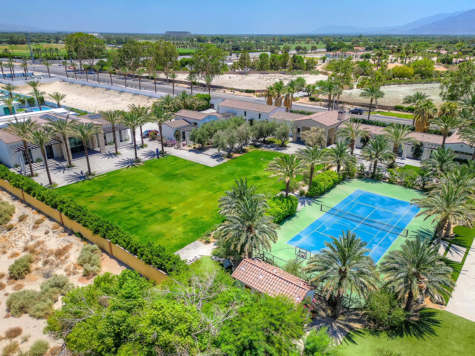 Aerial view of Cache Estate