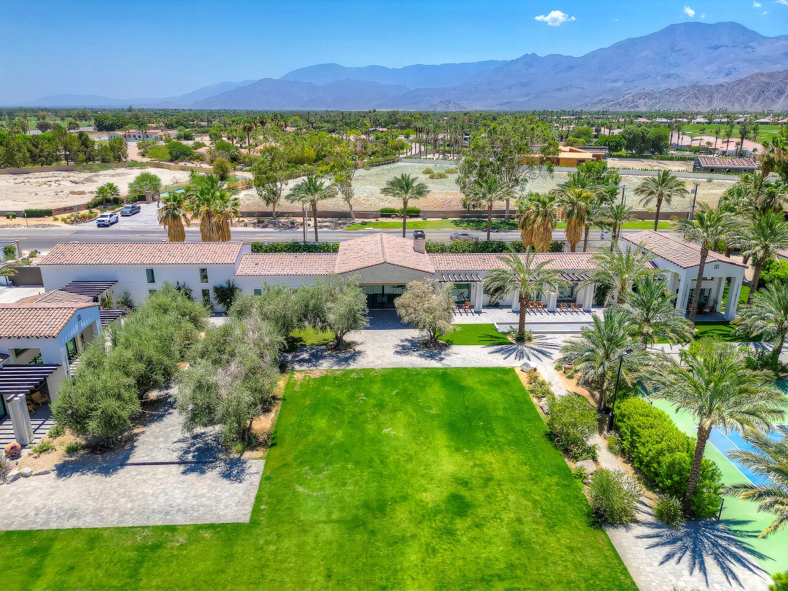 Aerial view of Cache Estate