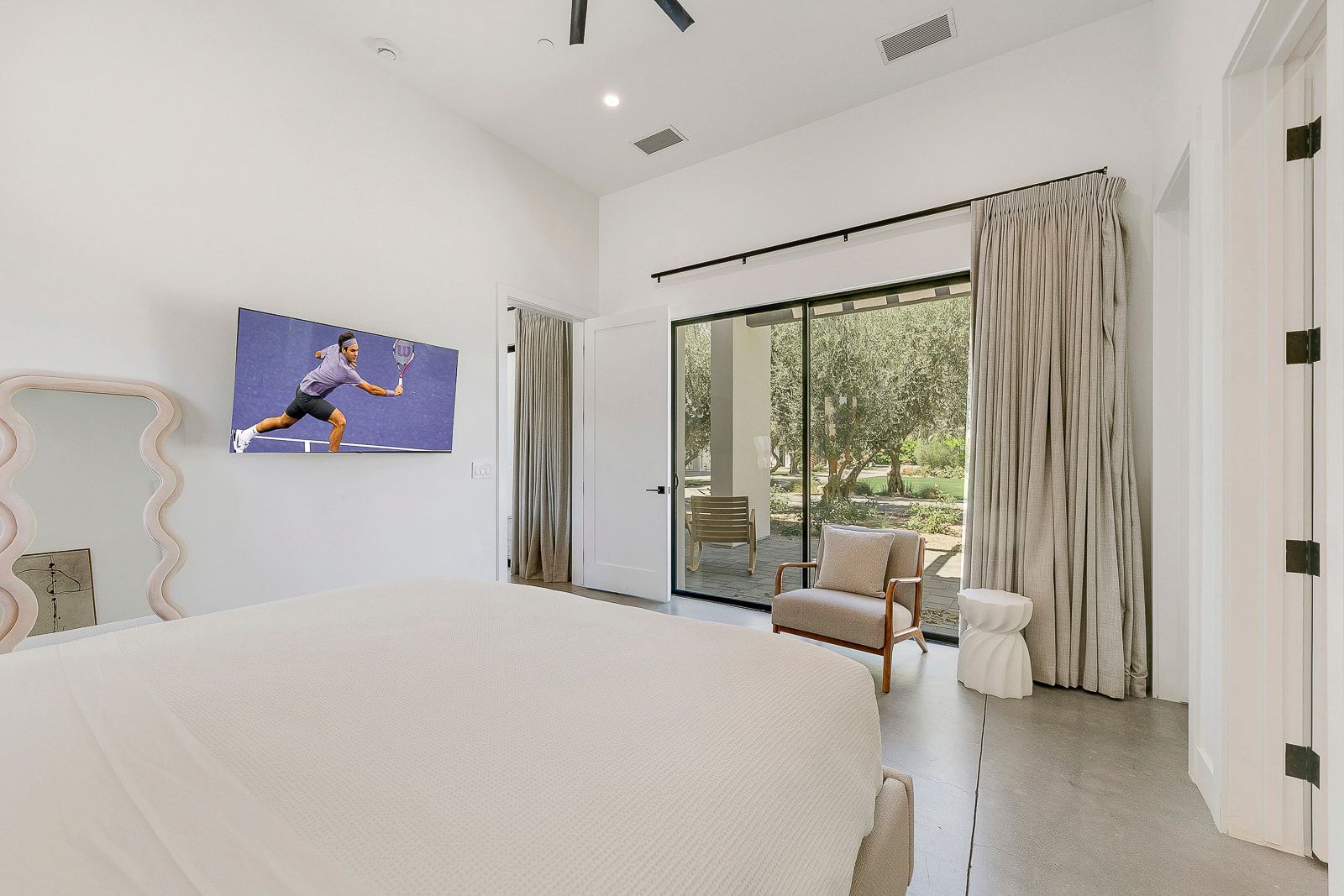 Bedroom suite and bath at Cache Estate