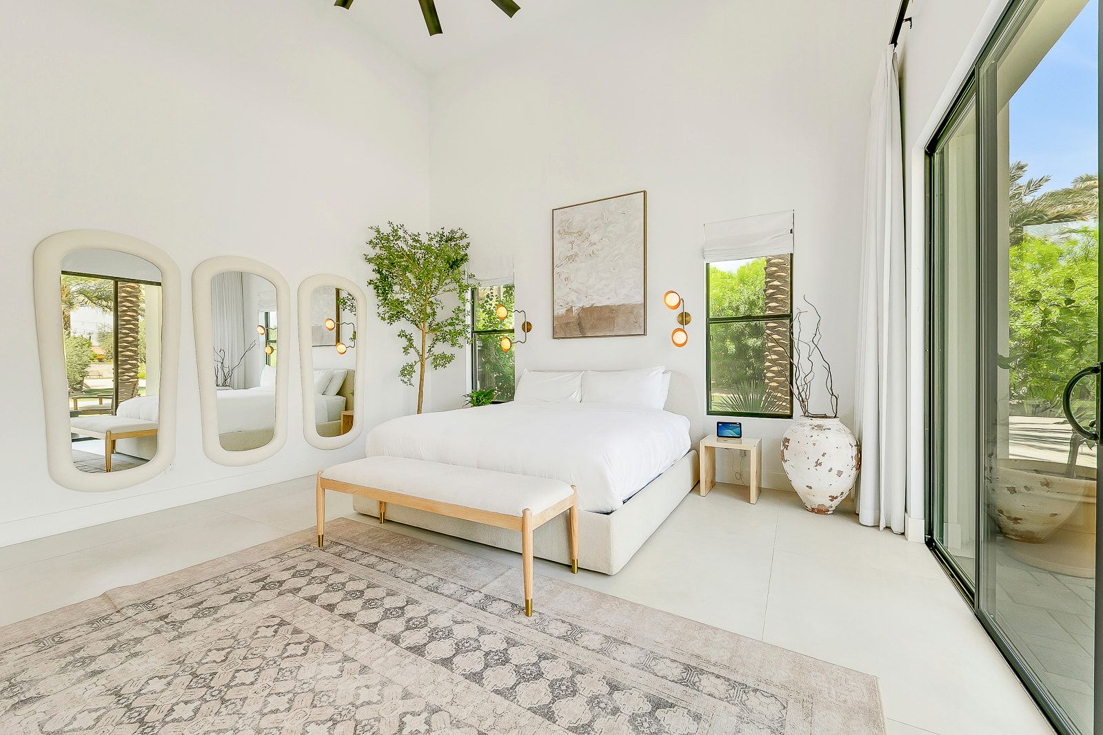 Bedroom suite and bath at Cache Estate