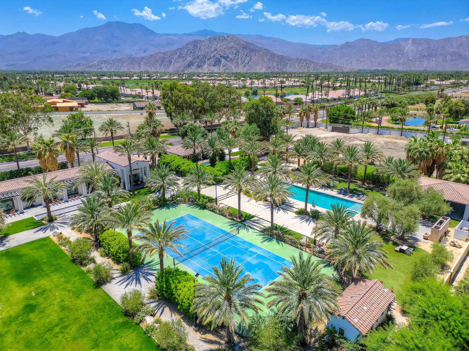 Aerial view of Cache Estate
