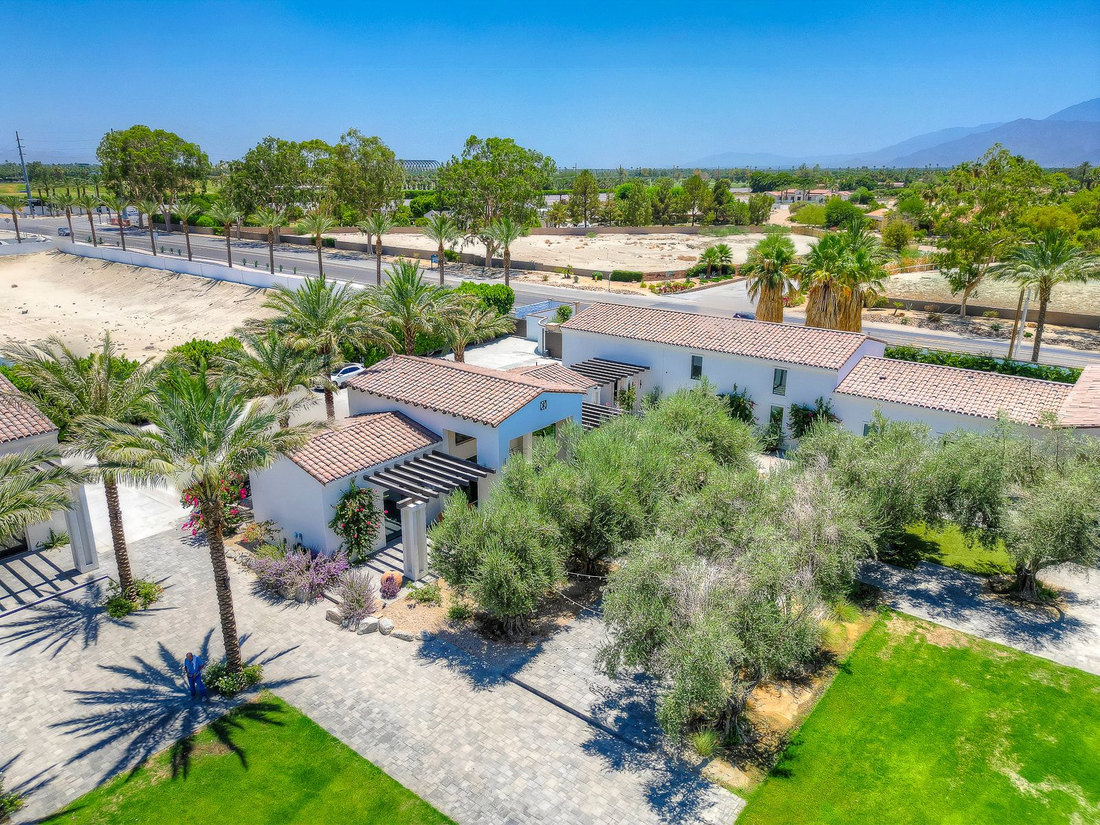 Aerial view of Cache Estate