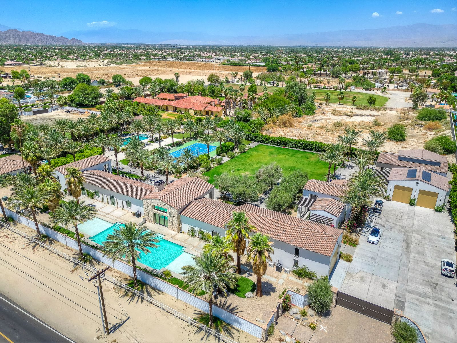 Aerial view of Cache Estate