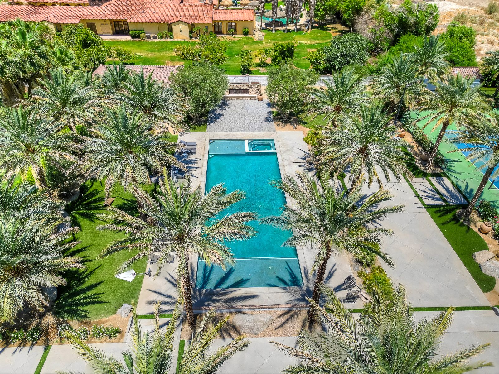 Aerial view of Cache Estate
