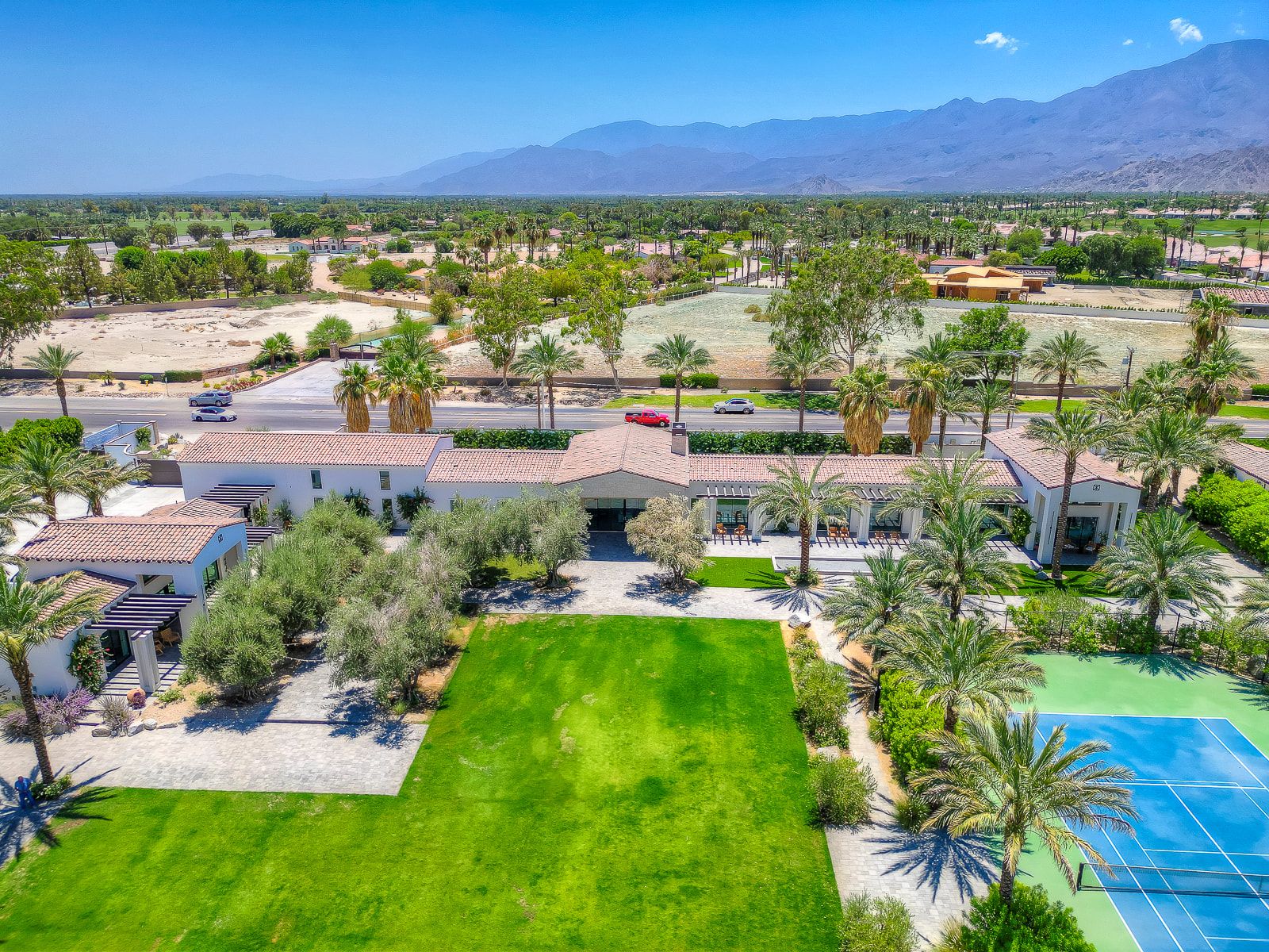 Aerial view of Cache Estate