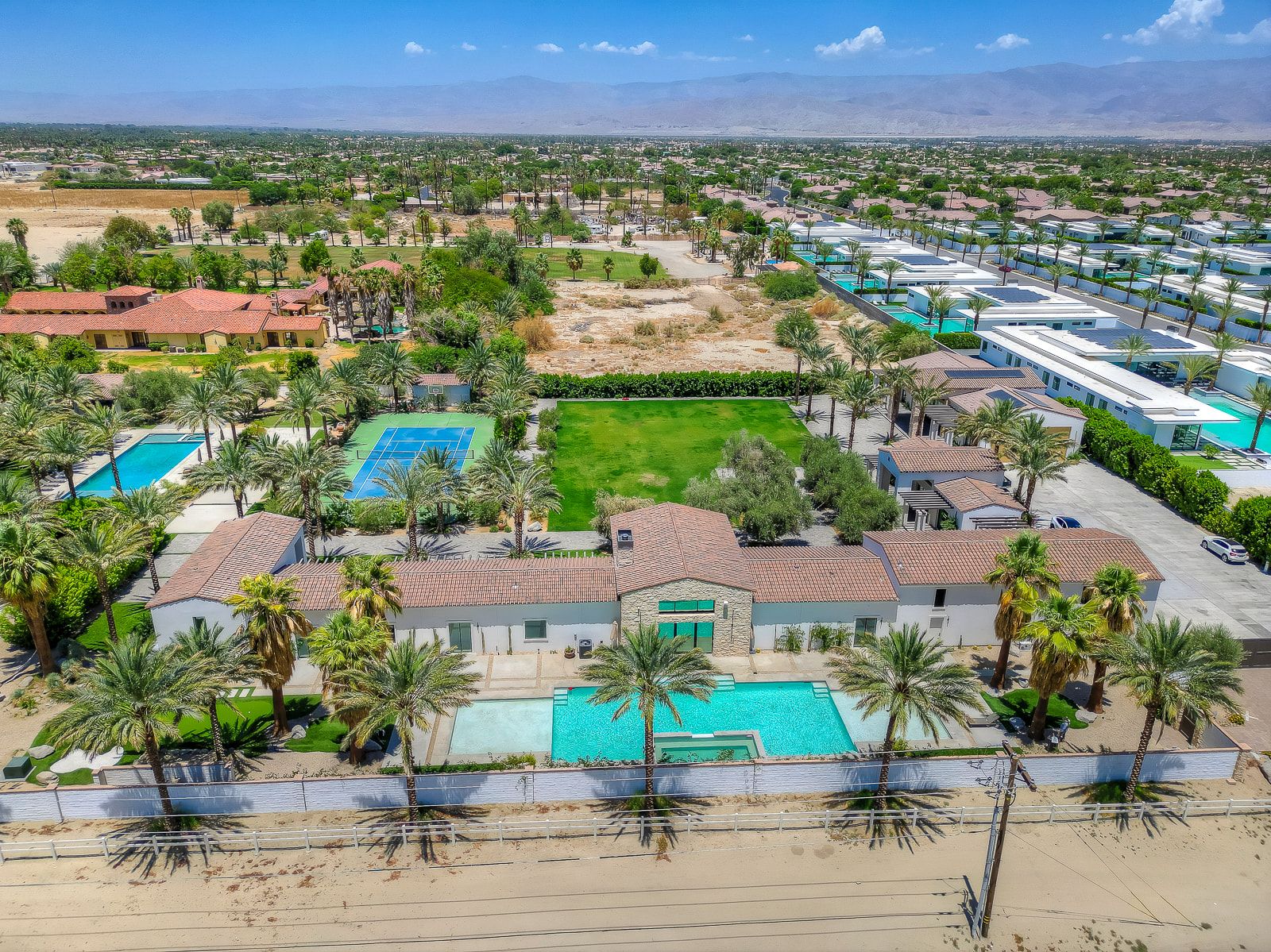 Aerial view of Cache Estate