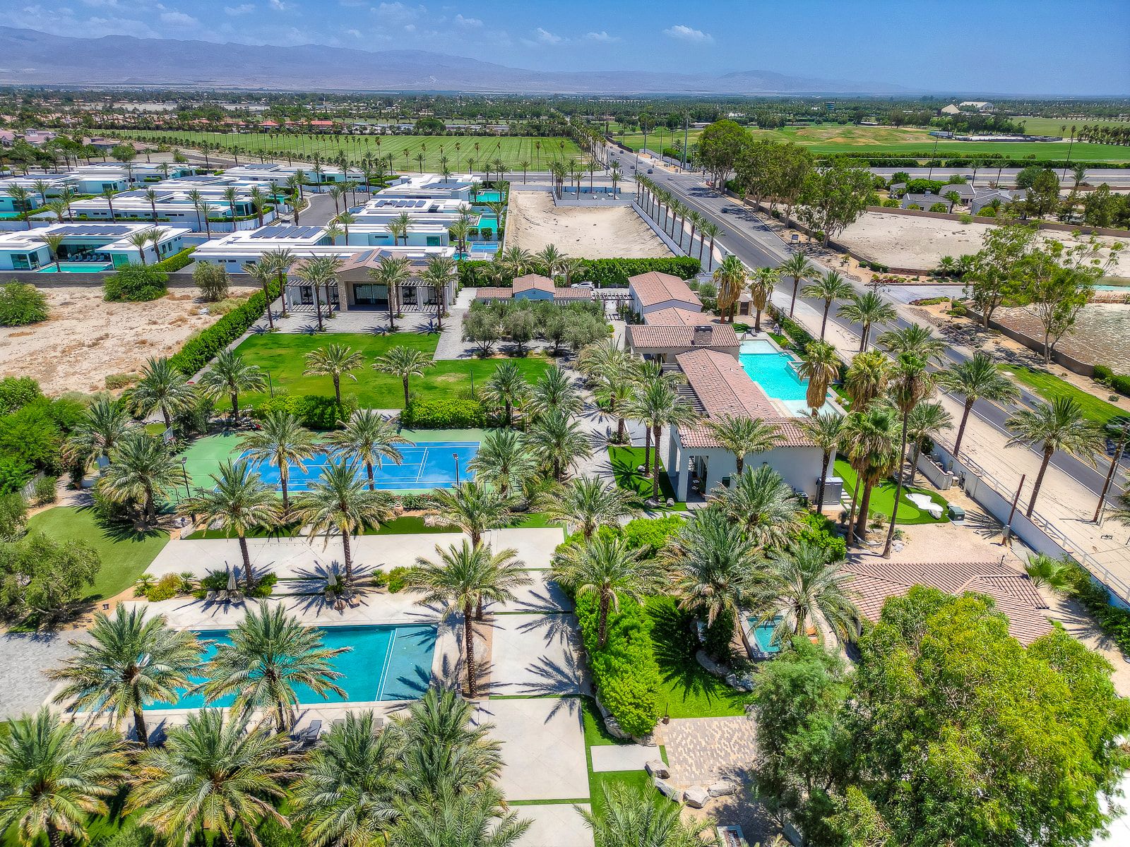 Aerial view of Cache Estate