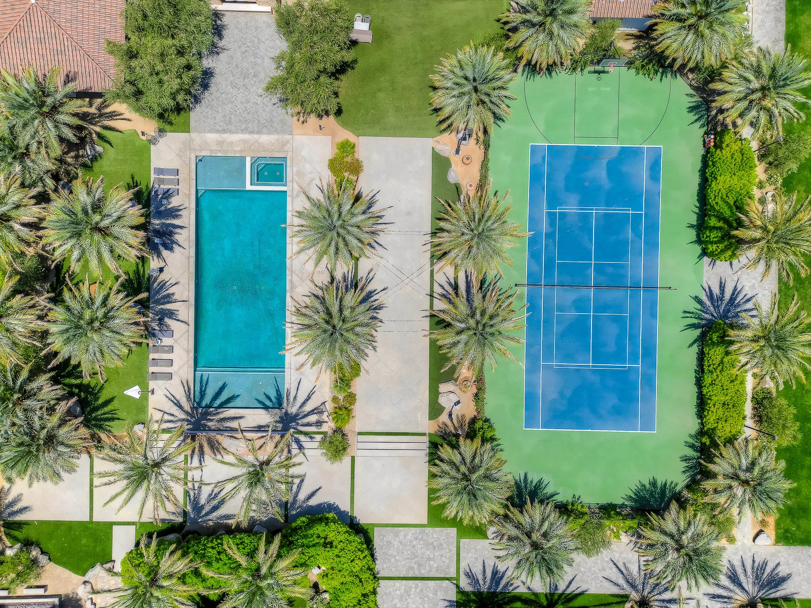 Aerial view of Cache Estate