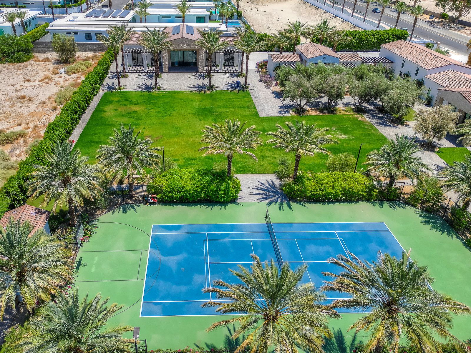 Aerial view of Cache Estate
