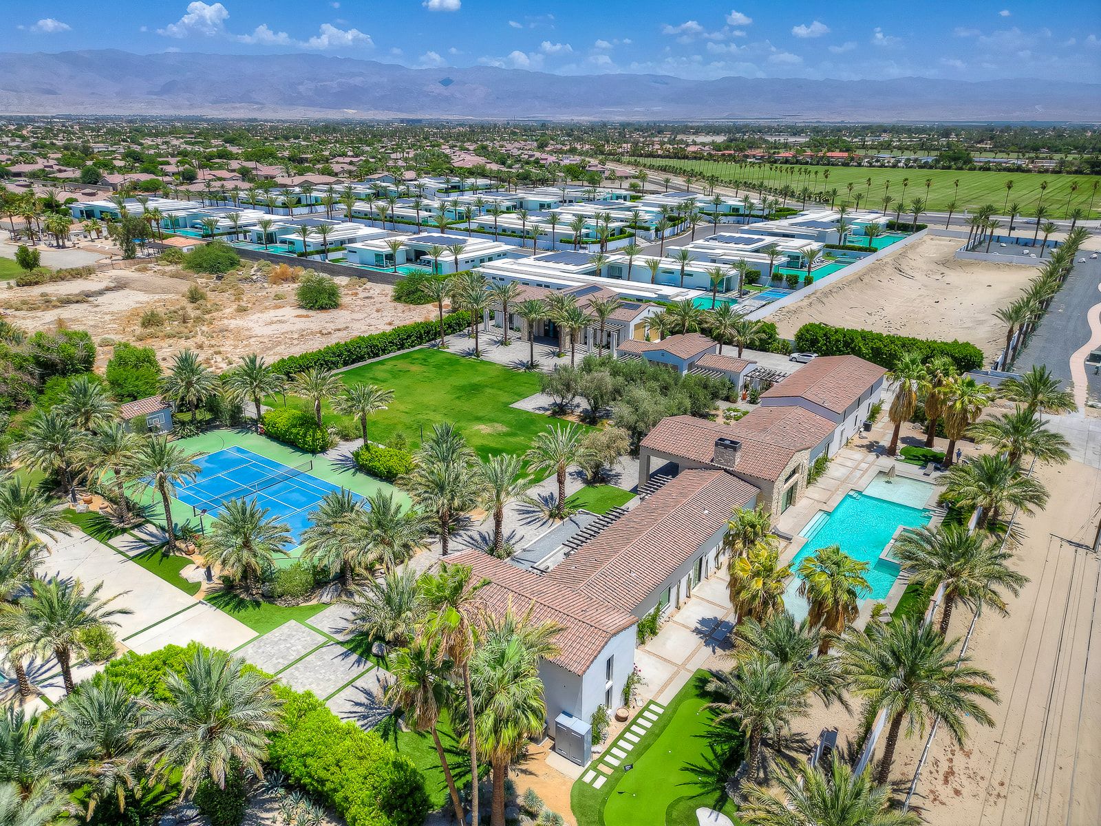 Aerial view of Cache Estate