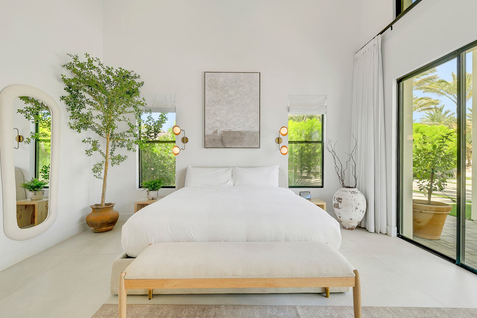 Bedroom suite and bath at Cache Estate