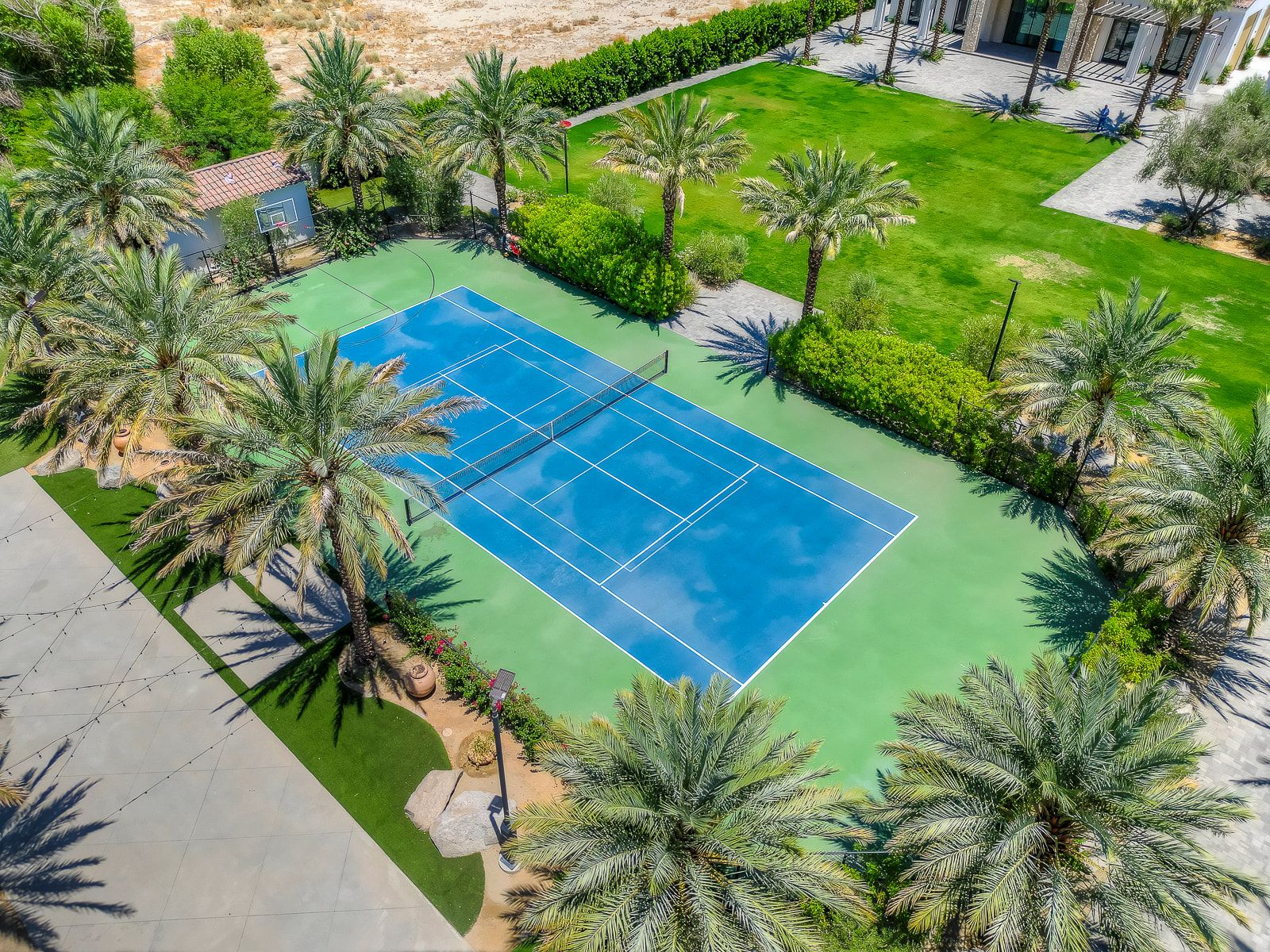 Aerial view of Cache Estate